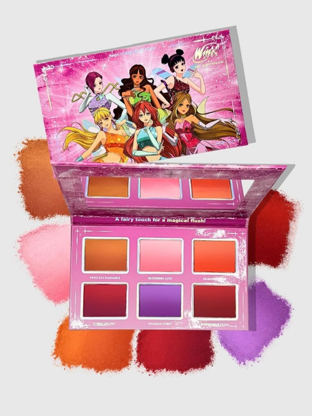 Highly Pigmented Blush Palette - Blendable Vegan Makeup Shades for Professional